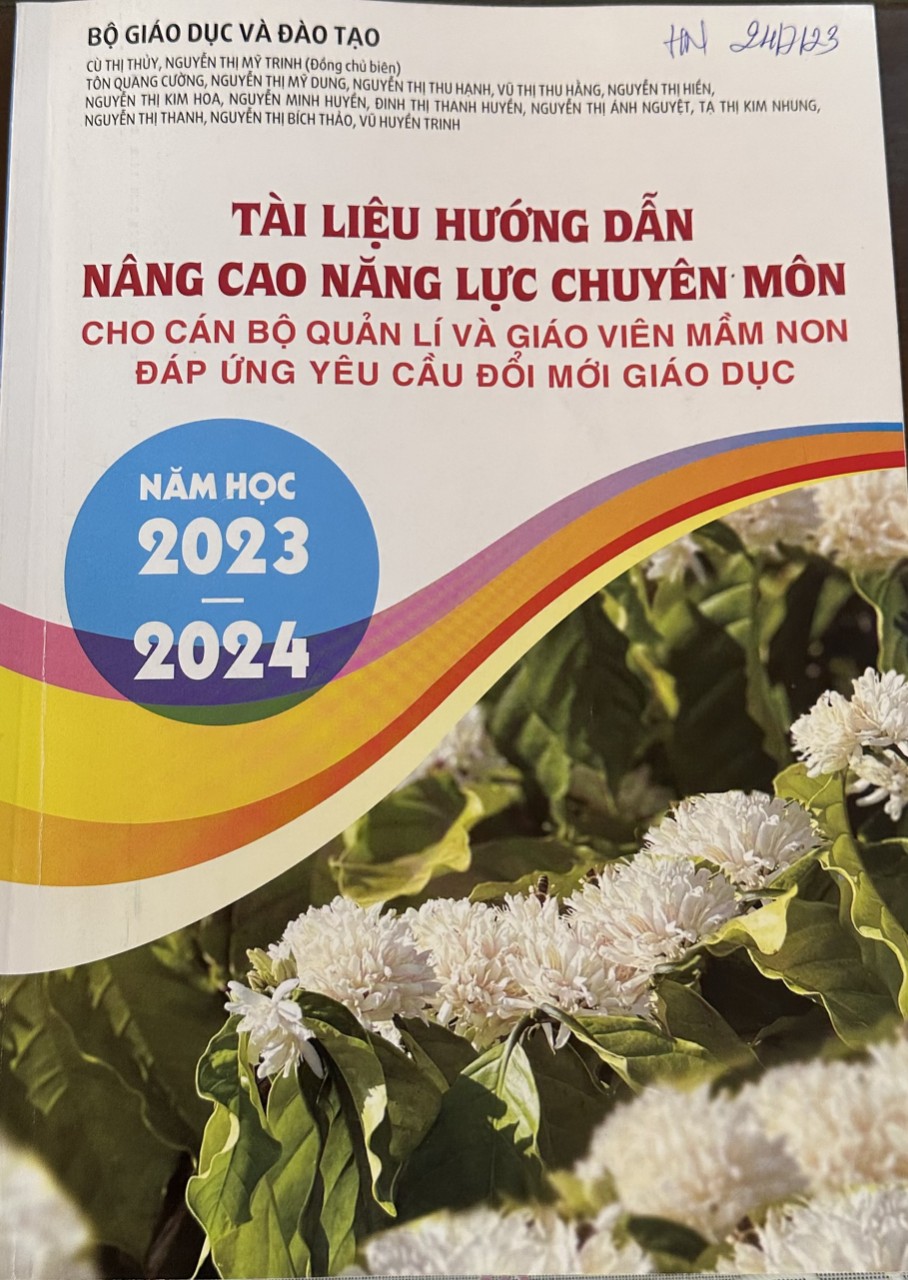 Thông báo: V/v tập huấn bồi dưỡng nâng cao năng lực chuyên môn cho CBQL, GVMN đáp ứng yêu cầu đổi mới GDMN năm học 2023-2024